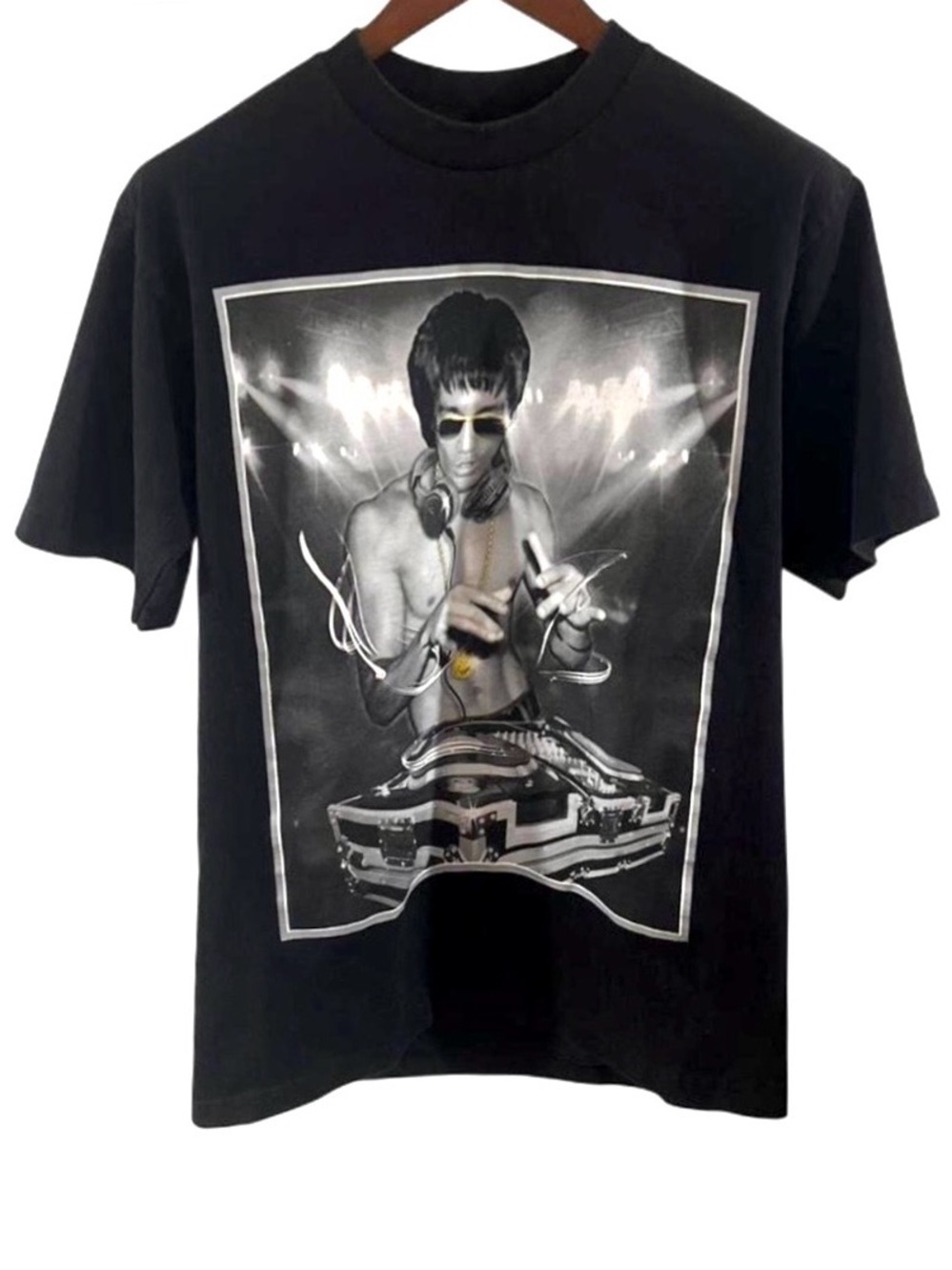 Bruce Lee DJ Graphic T-Shirt Size Men’s Large